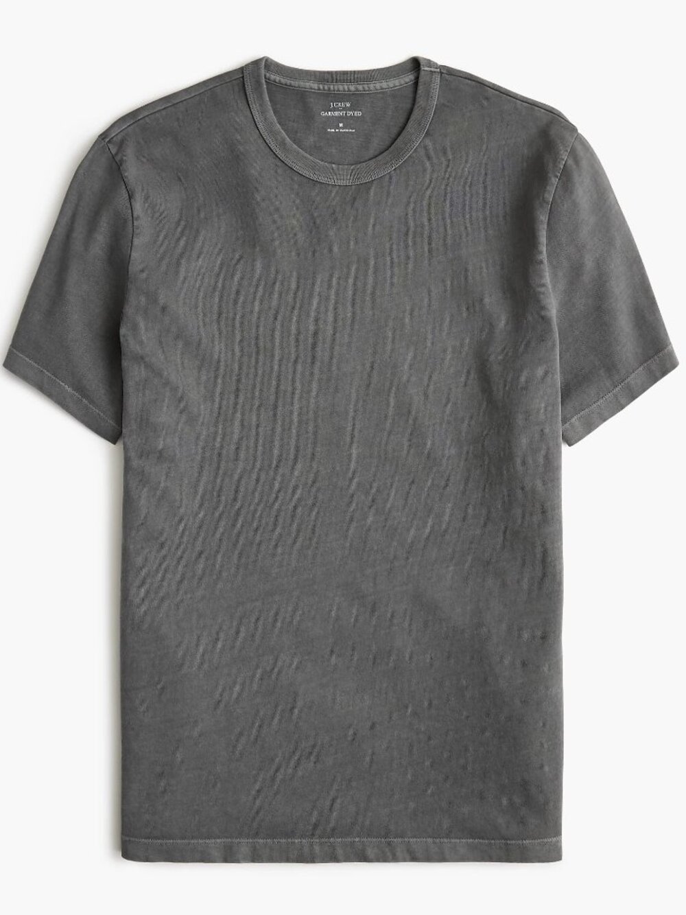 J CREW Garment Dyed Short Sleeve Shirt - Warm Granite -MED- NWT